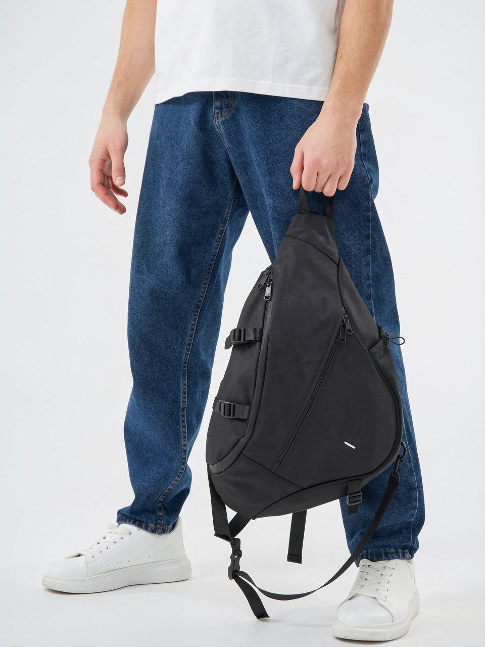 Grande Capacité Homme Bandoulière Poches Sacoche - 11