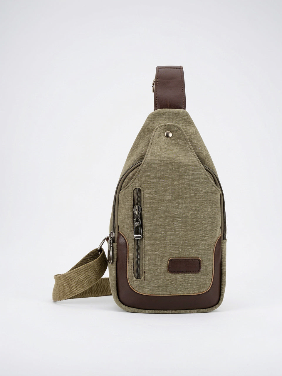 Petite Sacoche en Toile Bandoulière Zippée pour Homme - 13
