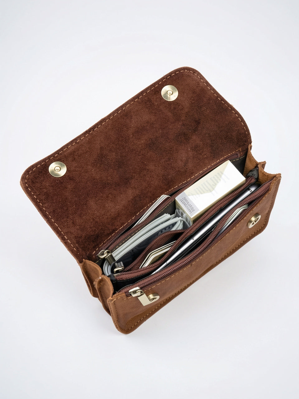 Pochette Homme Ceinture Cuir Compacte Téléphone - 7