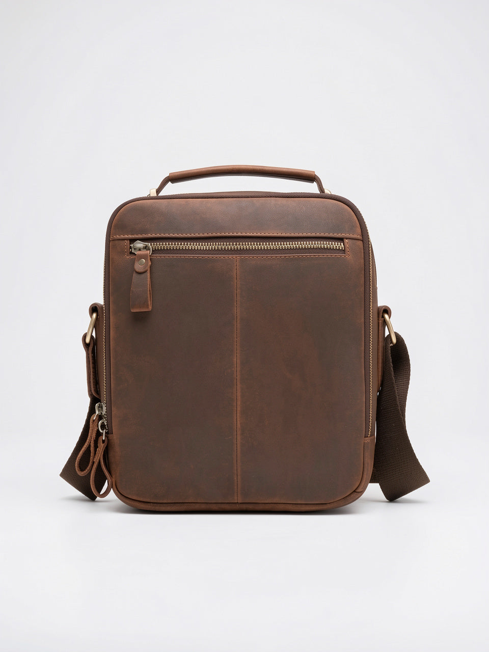 Sac Bandoulière pour Homme Poches en Véritable Cuir - 8