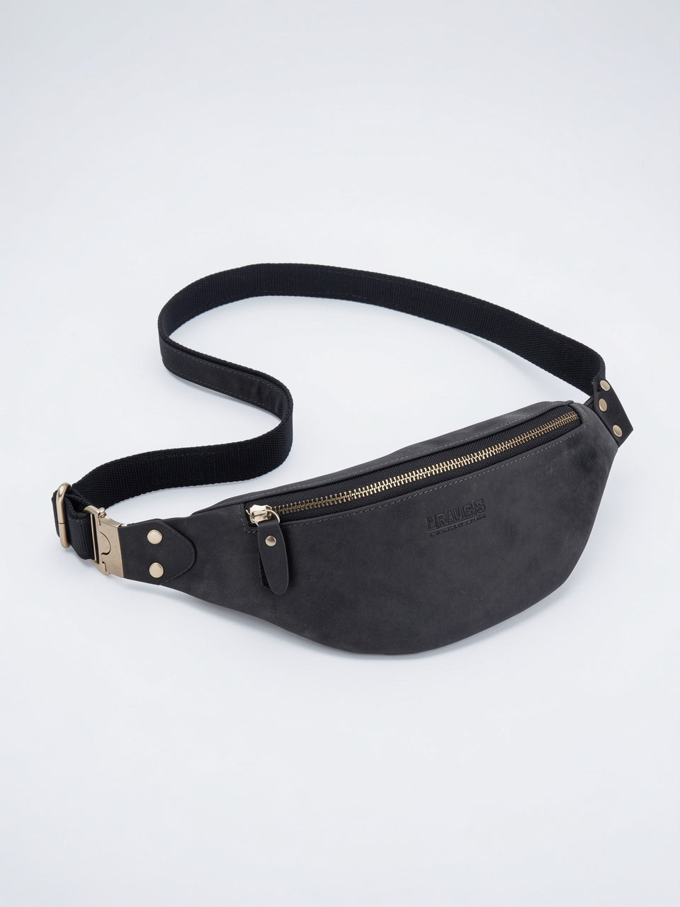 Sacoche Banane Homme en Cuir Zippée Compacte Poitrine - 6