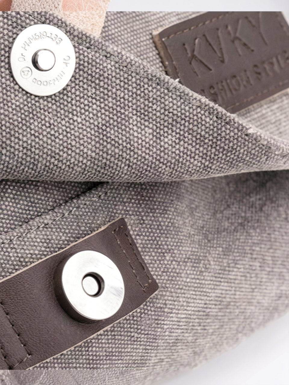 Sacoche Bandoulière Canvas Homme Poches Zippée Quotidien Rabat - 12