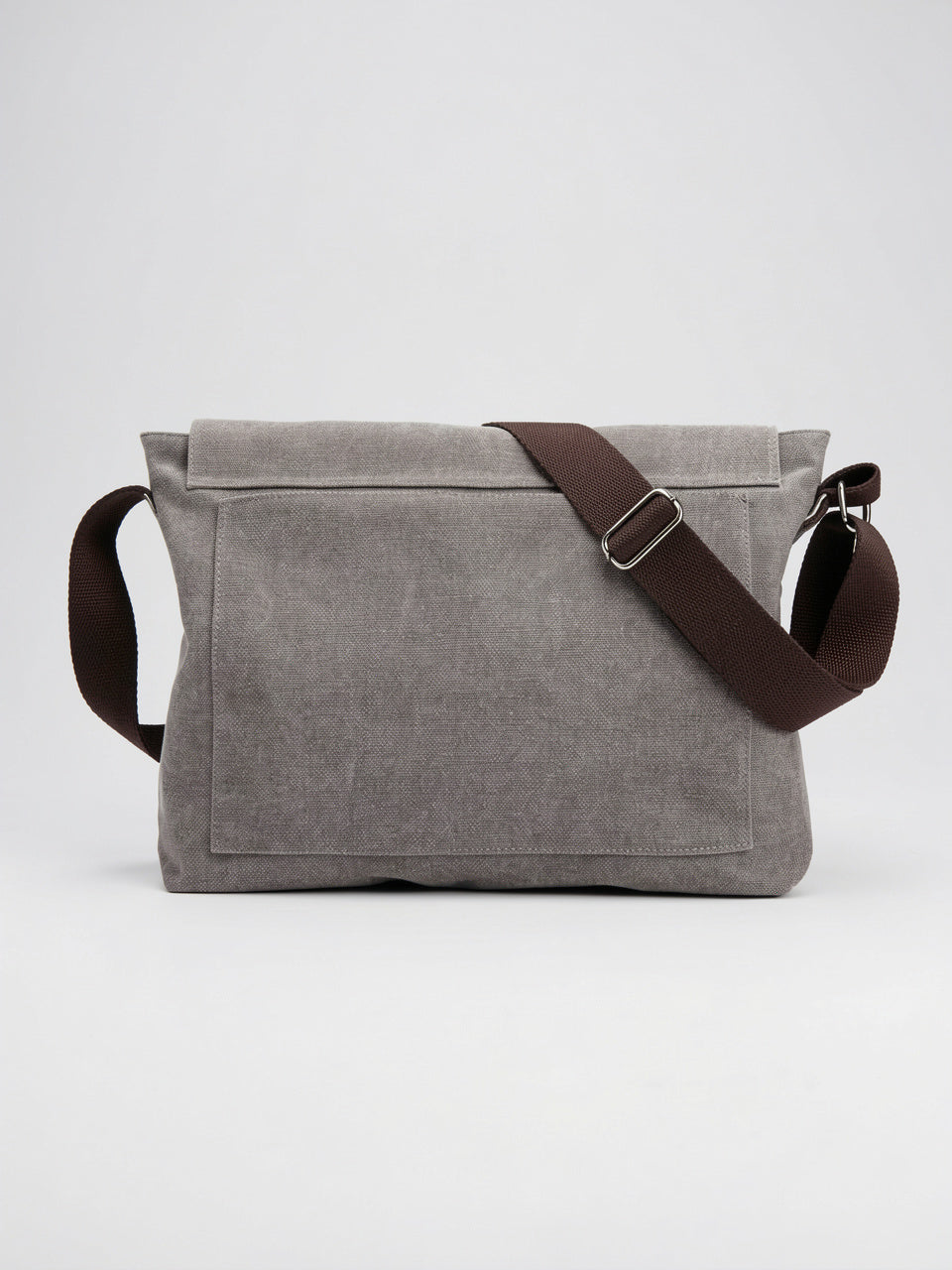 Sacoche Bandoulière Canvas Homme Poches Zippée Quotidien Rabat - 3