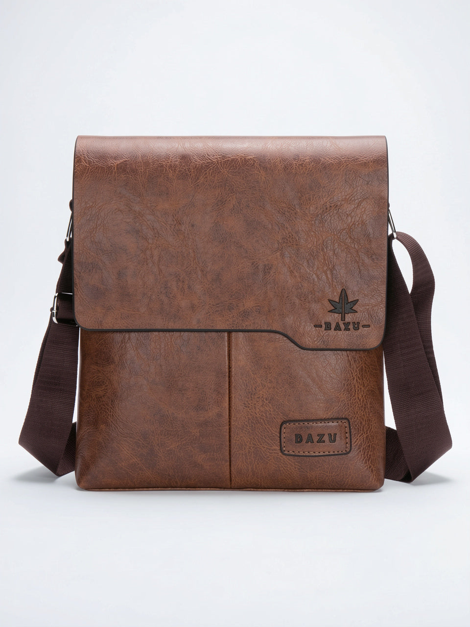 Sacoche Bandoulière Homme Cuir Confortable Souple Rabat Mensager - 6