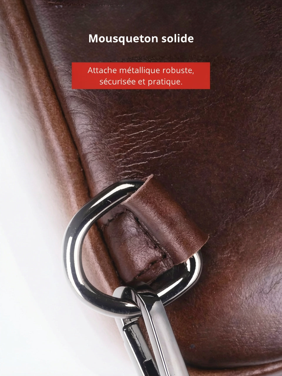 Sacoche Bandoulière Homme Cuir Grande Capacité Tablette Voyage - 6