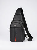 Sacoche Bandoulière Homme Cuir Vertical format Zippée Compacte - 17cm x 31.5cm x 8cm