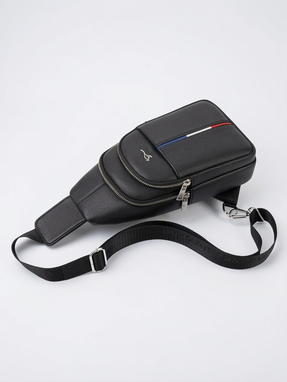 Sacoche Bandoulière Homme Cuir Vertical format Zippée Compacte - 6