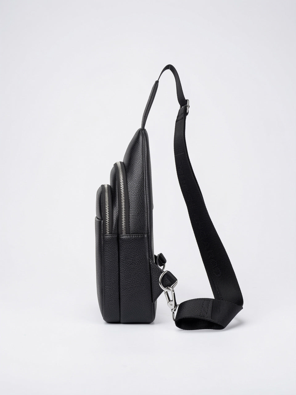 Sacoche Bandoulière Homme Cuir Vertical format Zippée Compacte - 7