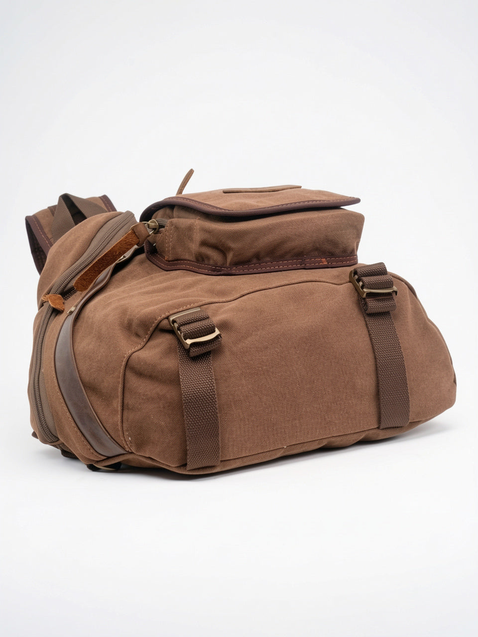 Sacoche Bandoulière Homme Randonnée Fonctionnelle Robuste Zippée Nylon - 9
