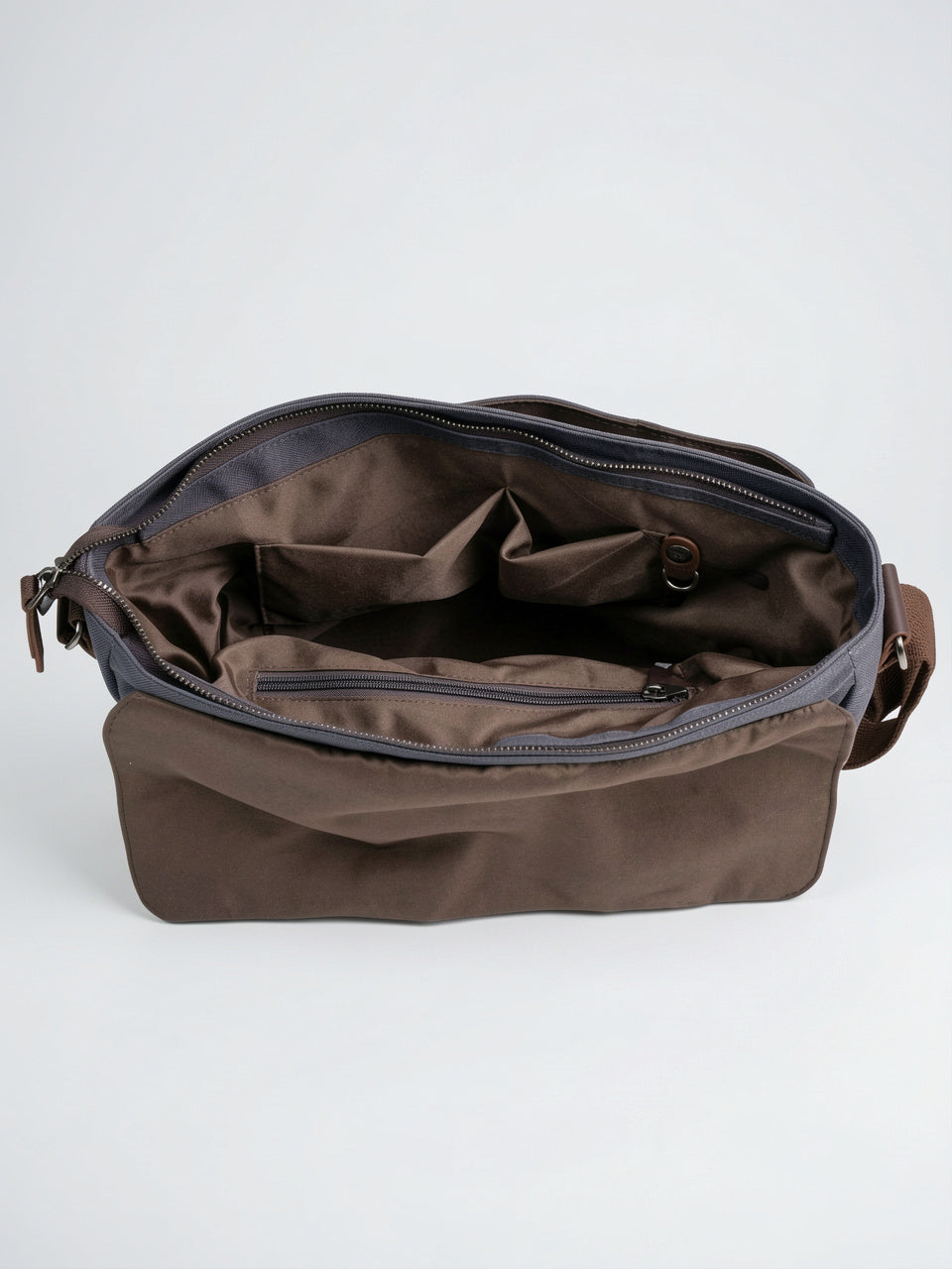 Sacoche Canvas Homme Vintage Travail Rabat Sangles Cuir - 7