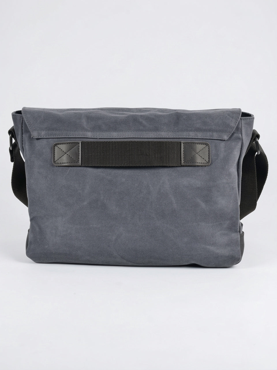 Sacoche Canvas Homme Vintage Travail Rabat Sangles Cuir - 8