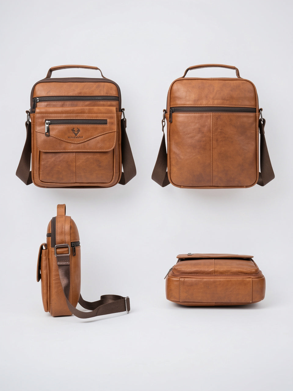 Sacoche Cuir Bandoulière Homme 2 Coloris Tablette - 4