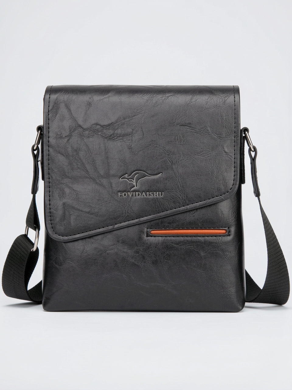 Sacoche Homme Bandoulière Cuir Poche Téléphone - 3