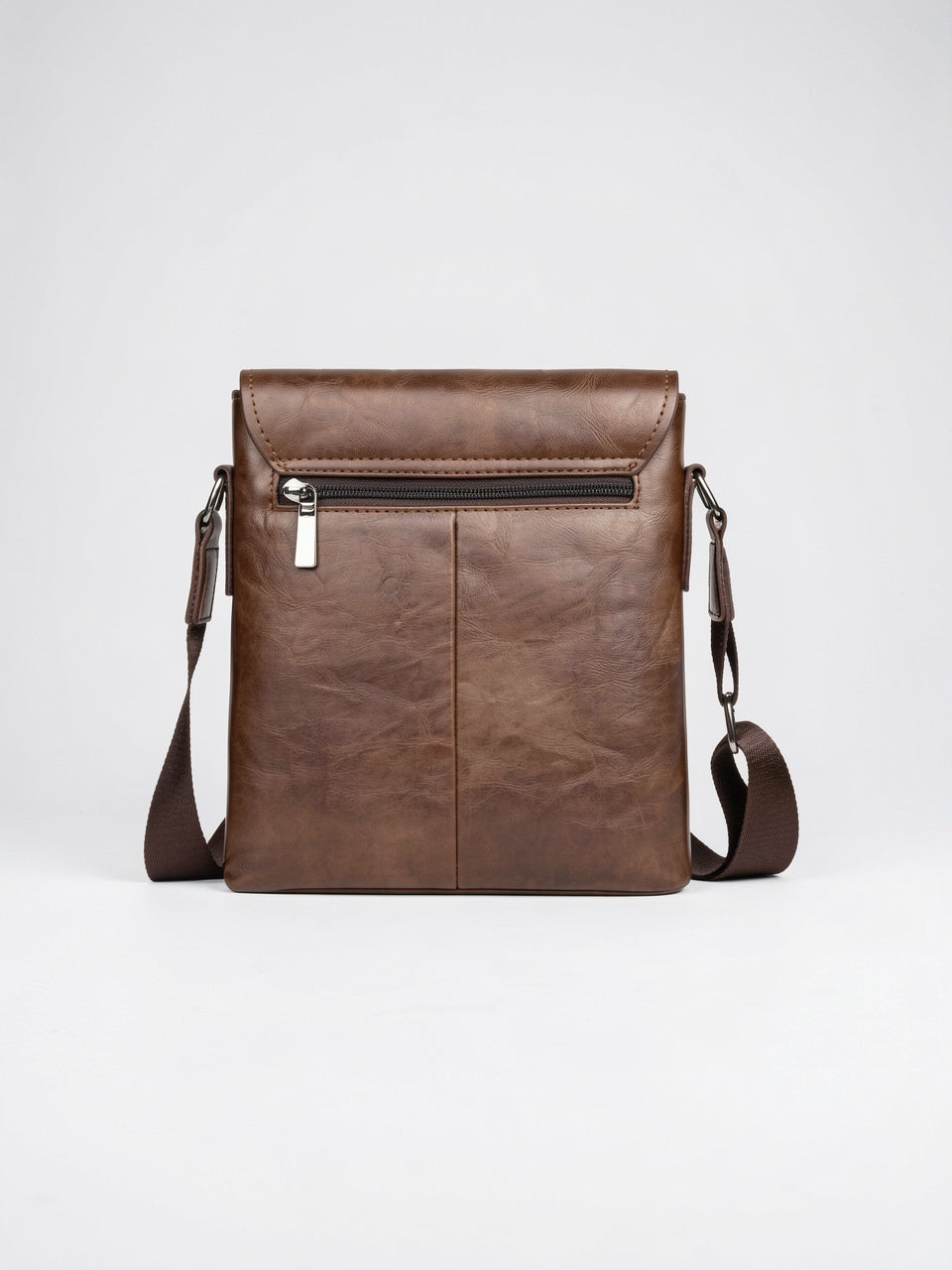 Sacoche Homme Bandoulière Cuir Poche Téléphone - 5