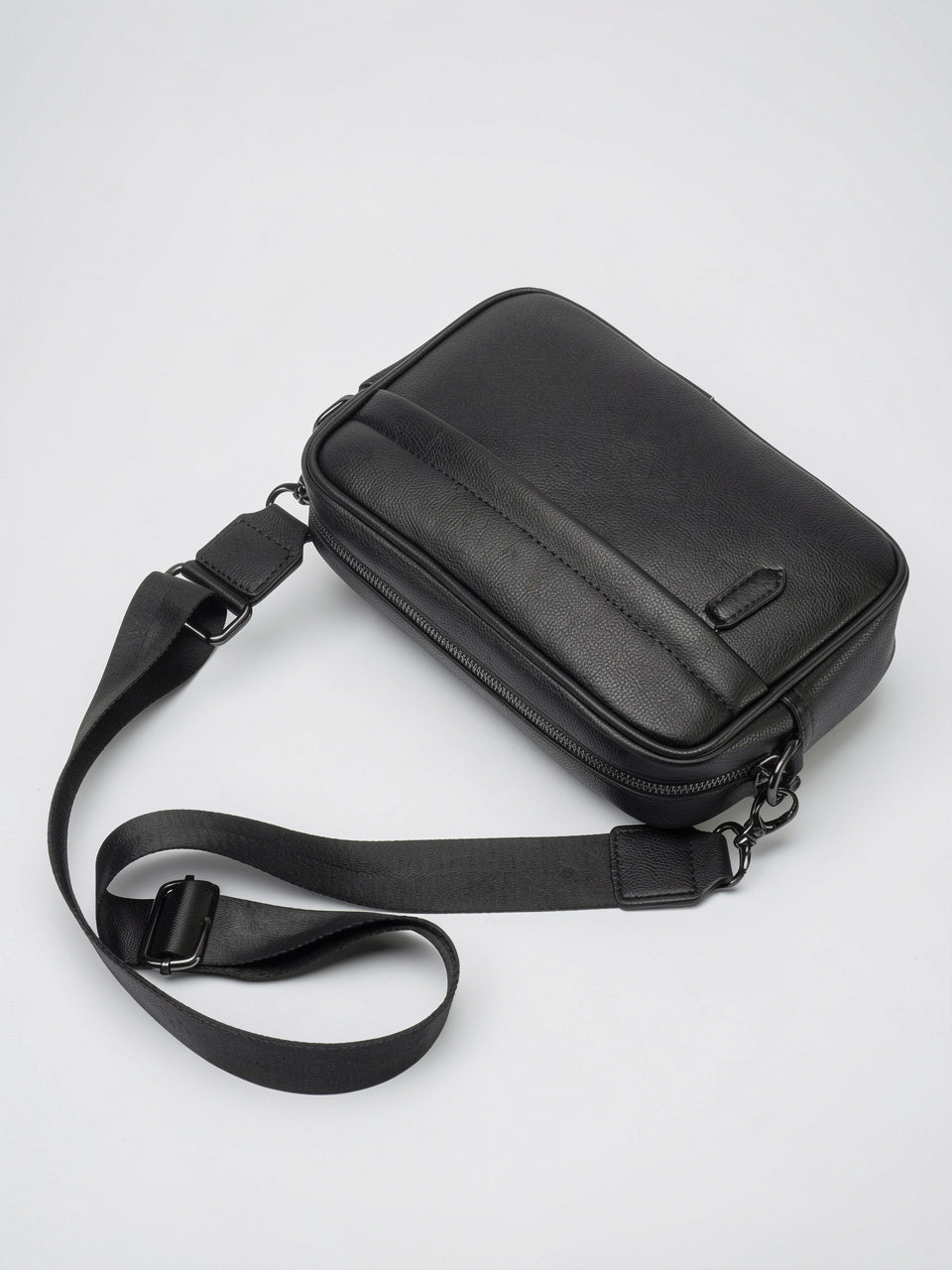 Sacoche Homme Rectangulaire Bandoulière Cuir Travail - 10