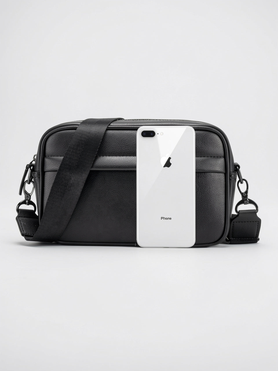Sacoche Homme Rectangulaire Bandoulière Cuir Travail - 11