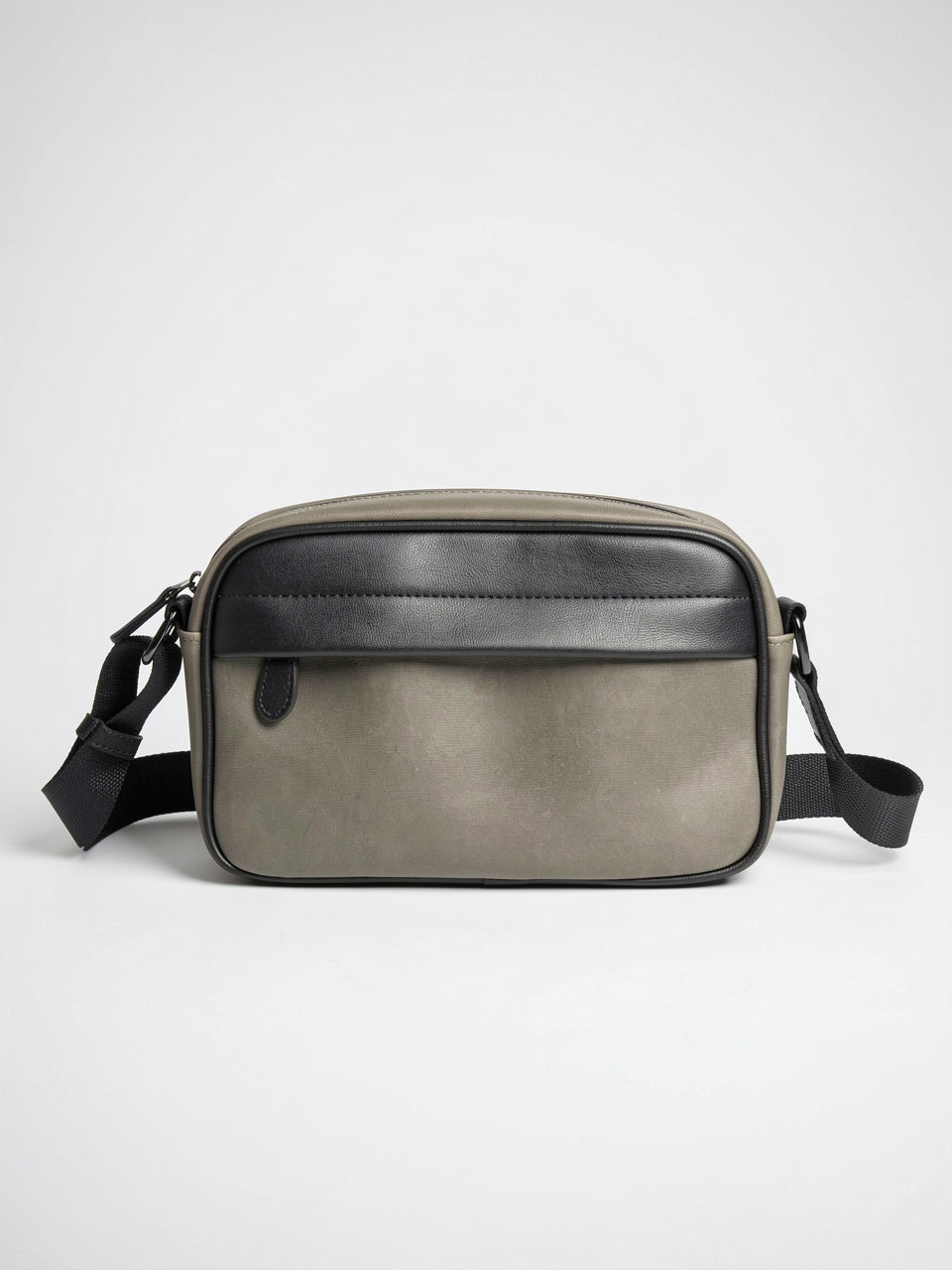 Sacoche Homme Rectangulaire Bandoulière Cuir Travail - Crème