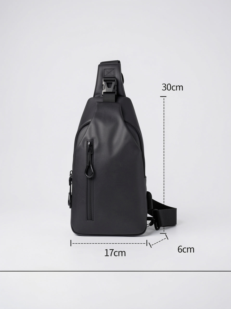 Sacoche Poitrine Luxe Homme Nylon Zippée Compacte - 22