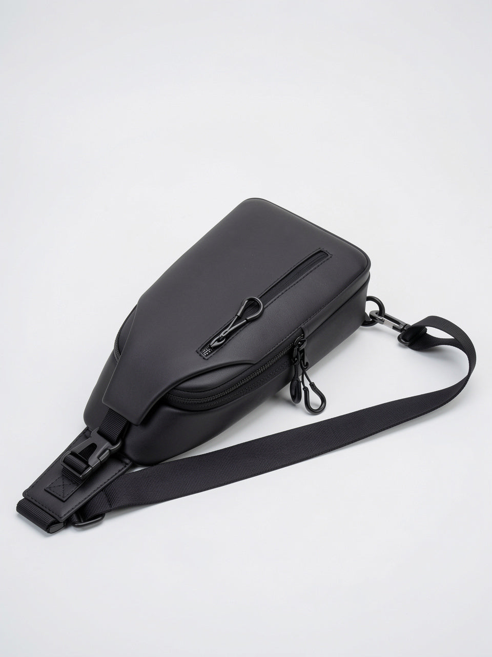 Sacoche Poitrine Luxe Homme Nylon Zippée Compacte - 8
